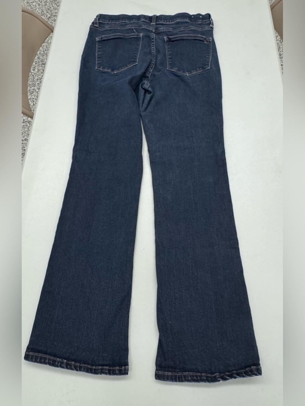 LuLaRoe Dark Blue Denim Wide Leg Jeans Magic waistband size 32/14